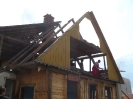 Demolice domu na Novém Hrádku (rok 2012)